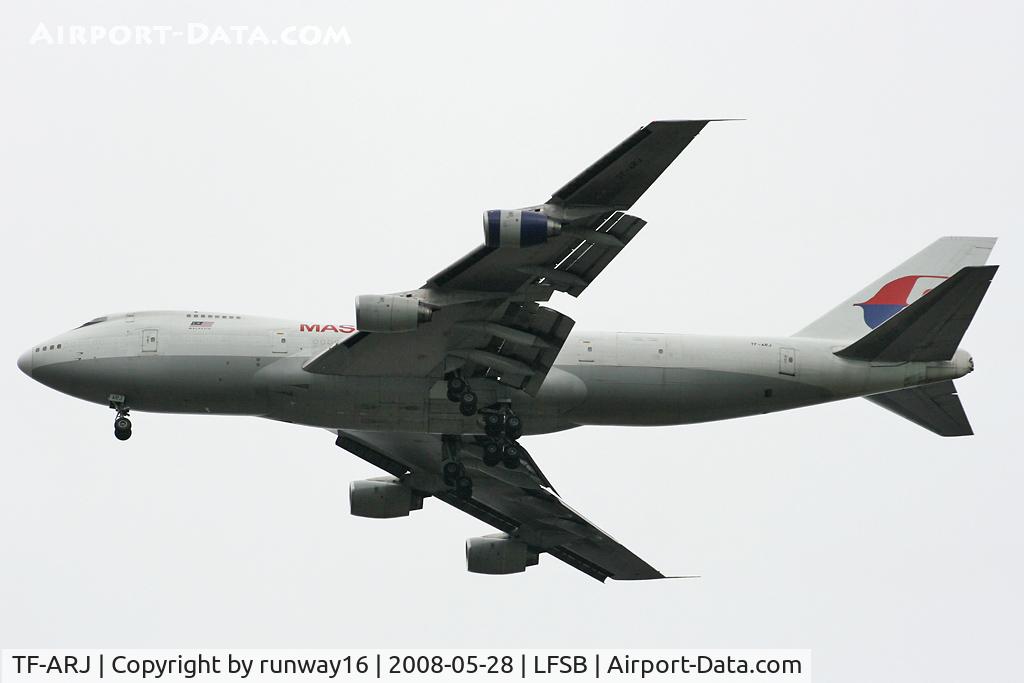 TF-ARJ, 1987 Boeing 747-236SF C/N 23735, MASKargo inbound from Amsterdam