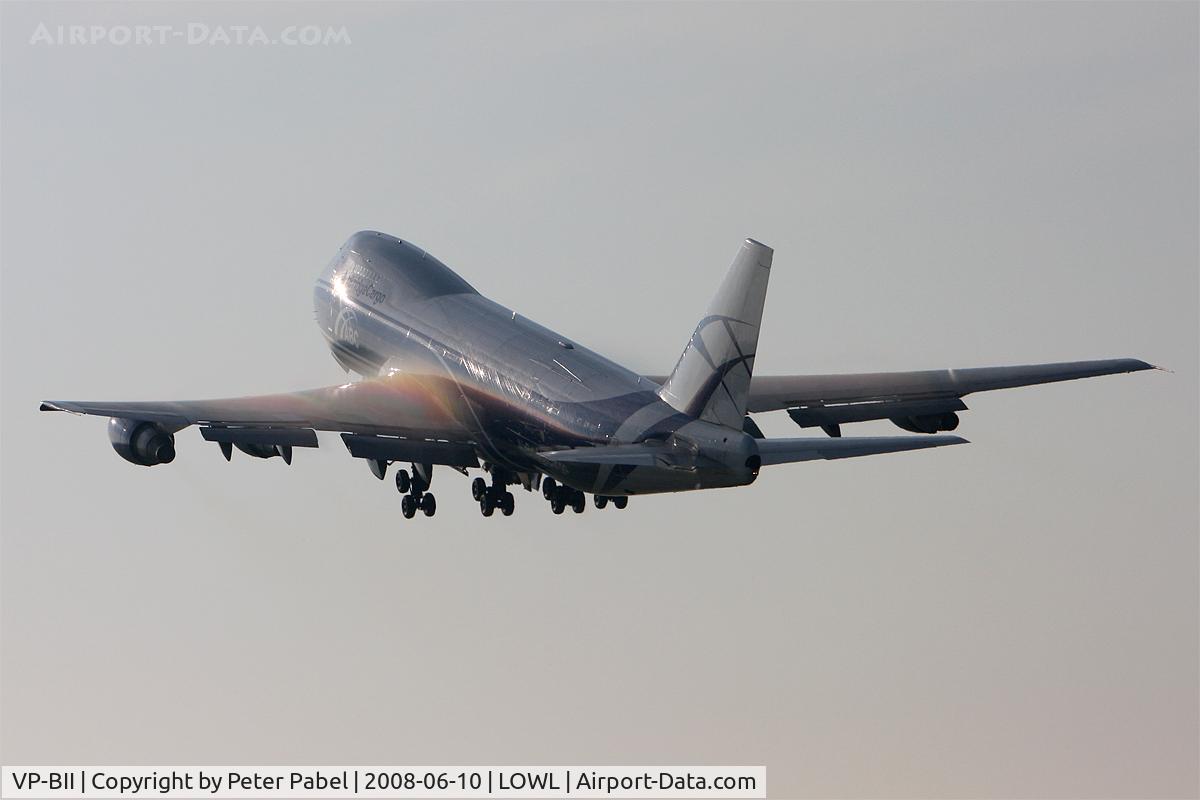 VP-BII, 1990 Boeing 747-281F C/N 24576, Cargo Fligt from Linz - Zaragoza