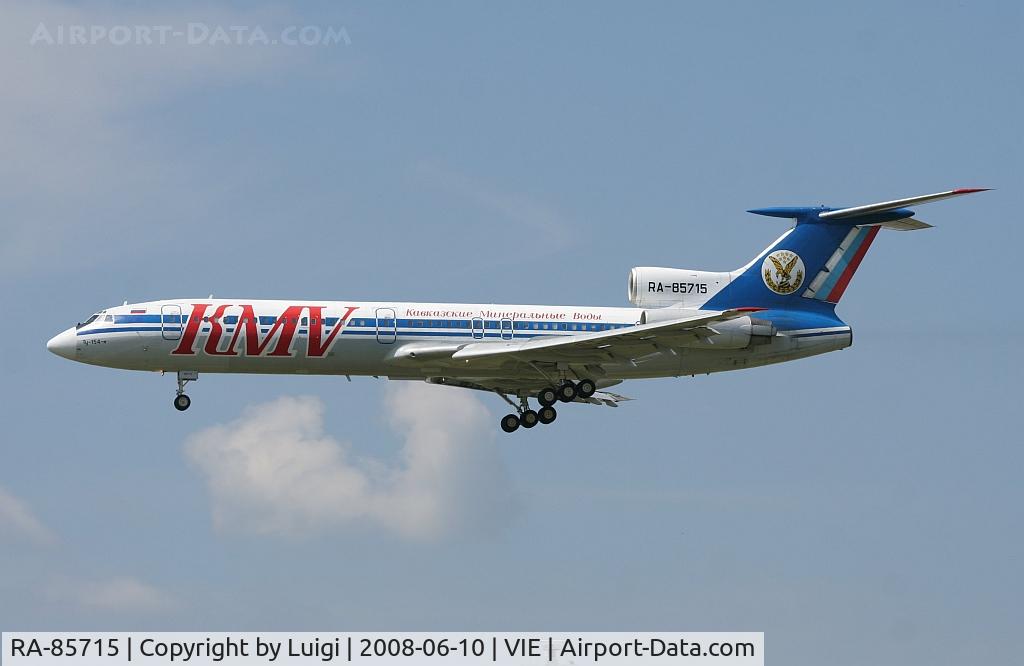 RA-85715, 1991 Tupolev Tu-154M C/N 91A891, KMV Tu154