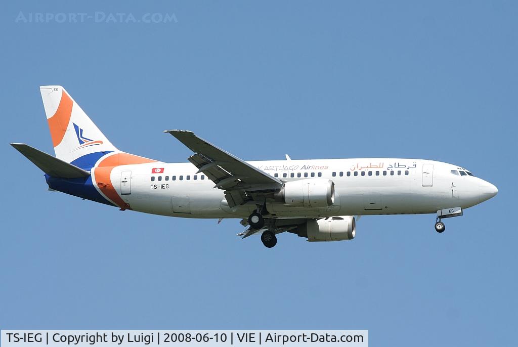 TS-IEG, 1998 Boeing 737-31S C/N 29116, Karthago Airlines 737-300