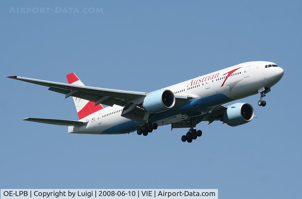 OE-LPB, 1998 Boeing 777-2Z9/ER C/N 28699, Austrian 777-200