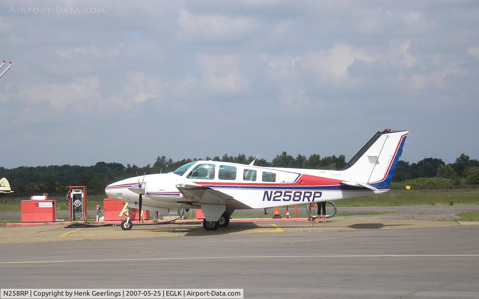 N258RP, 1994 Beech 58 Baron C/N TH-1737, Blackbushe Airport