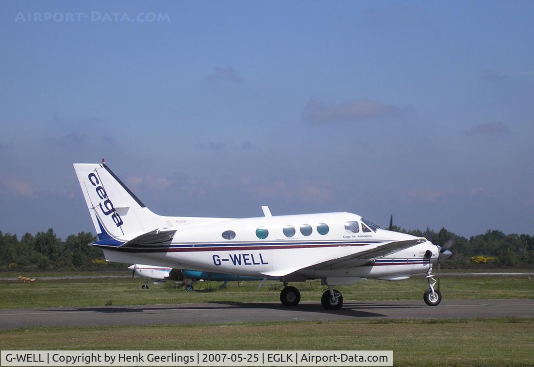 G-WELL, 1978 Beech E90 King Air C/N LW-198, Blackbushe Airport