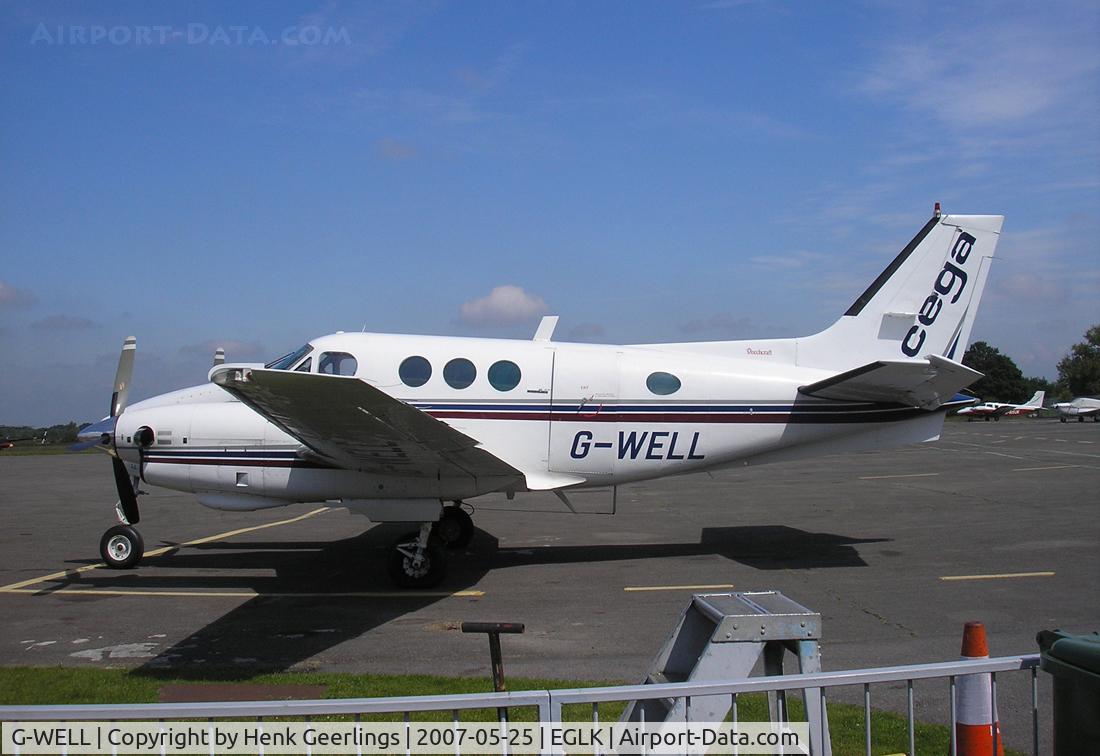 G-WELL, 1978 Beech E90 King Air C/N LW-198, Blackbushe Airport
