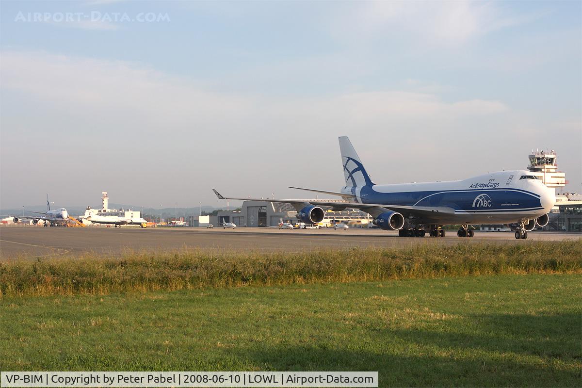 VP-BIM, 2008 Boeing 747-4HAERF C/N 35237, cargo impression