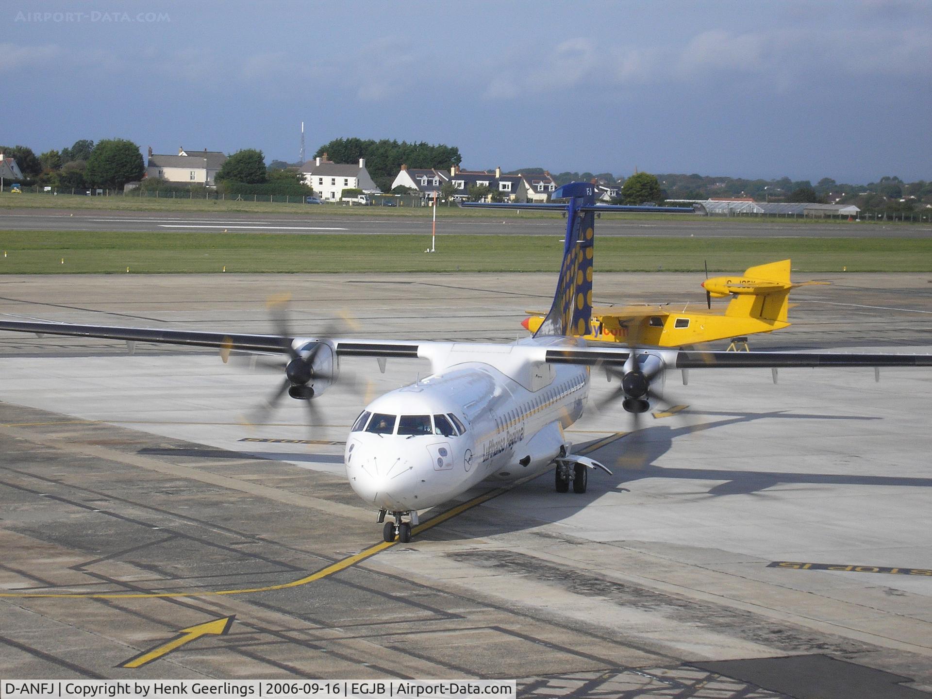 D-ANFJ, 2001 ATR 72-212A C/N 664, Lufthansa Regional , Guernsey C.I.