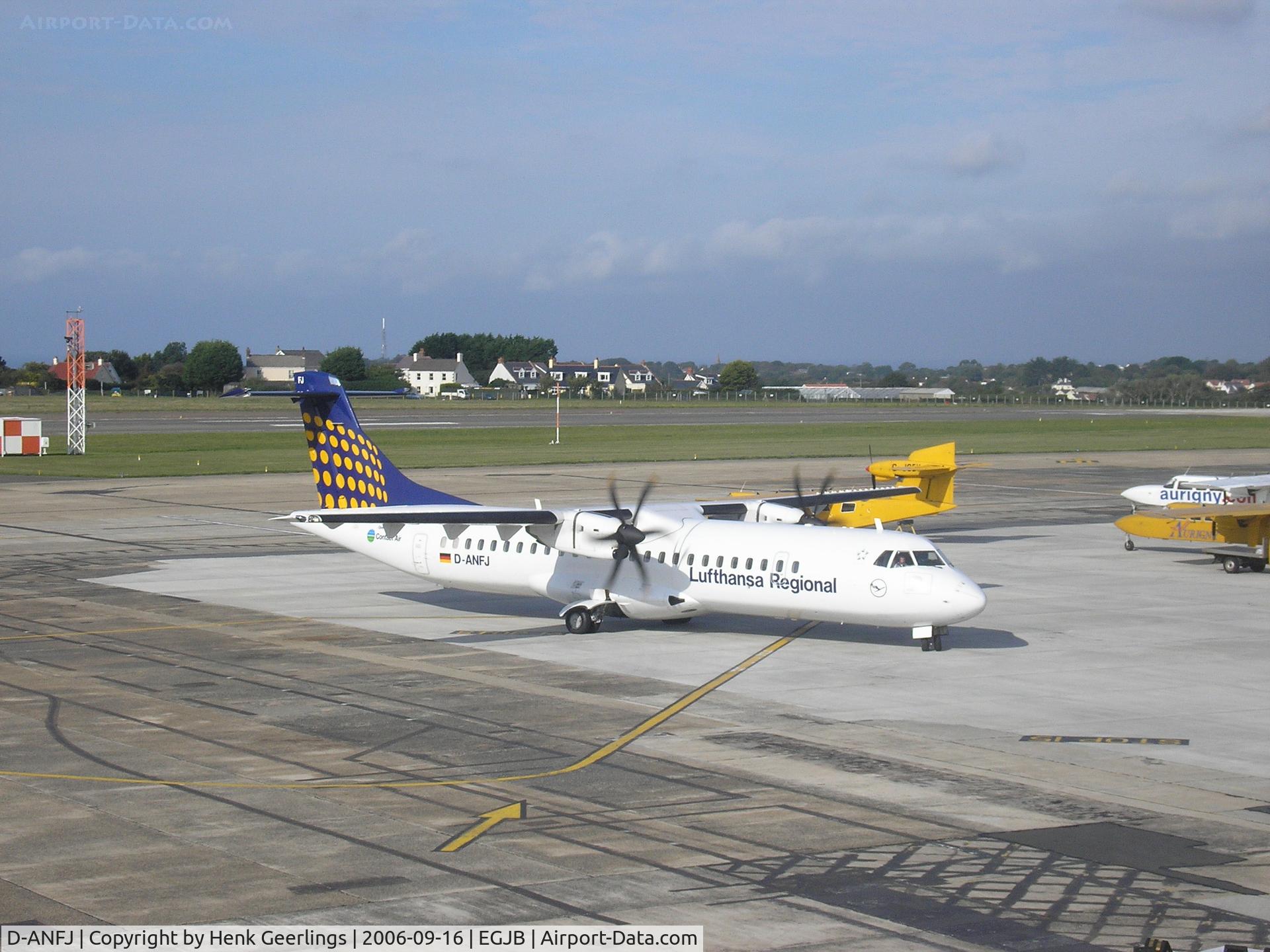 D-ANFJ, 2001 ATR 72-212A C/N 664, Lufthansa Regional < Guernsey C.I.