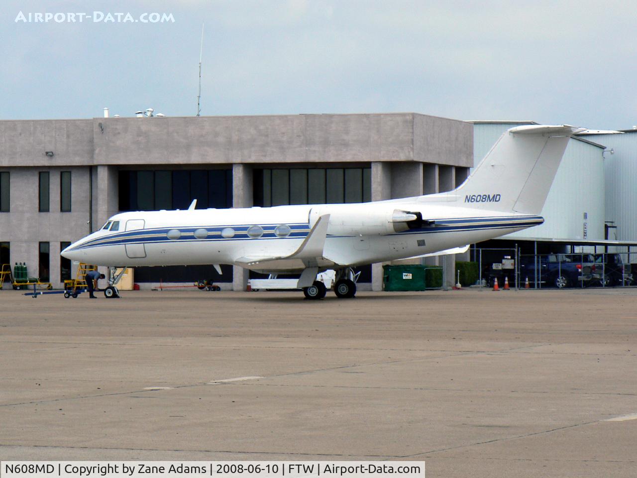 N608MD, 1976 Grumman G-1159 Gulfstream II C/N 197, At Meacham Field