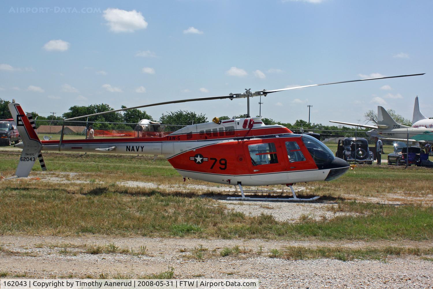 162043, Bell TH-57C Sea Ranger C/N 3724, Bell TH-57C Sea Ranger, Cowtown Warbird Roundup 2008, BuNo 162043