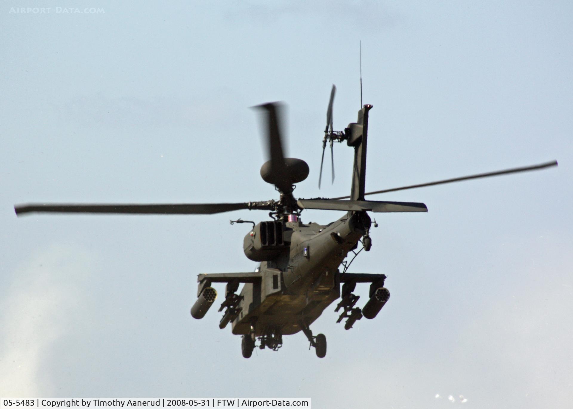 05-5483, 2005 Boeing AH-64D Longbow Apache C/N PVD483, Cowtown Warbird Roundup 2008