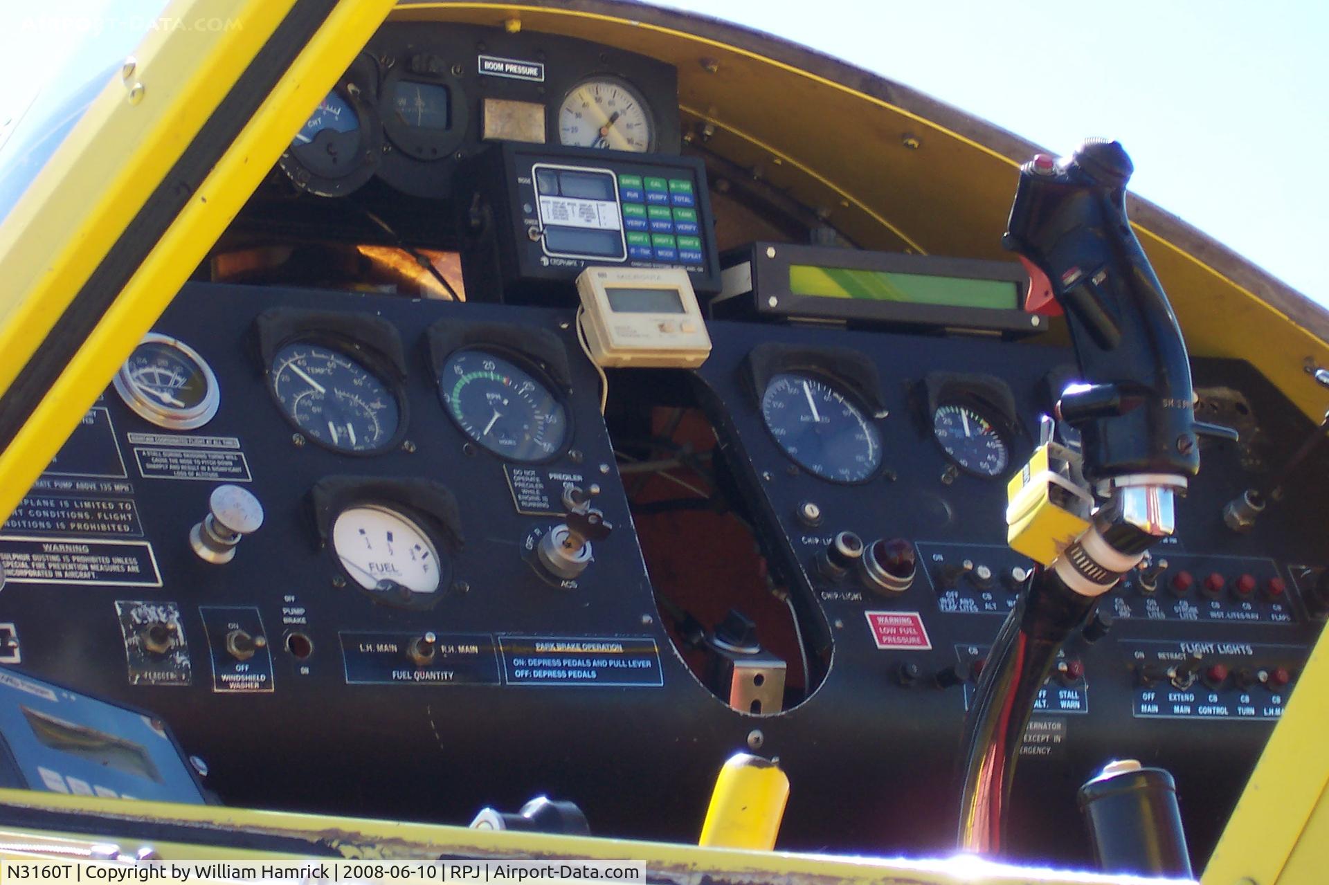 N3160T, 1983 Air Tractor Inc AT-301 C/N 301-0478, Cockpit of AT-301 Air Tractor