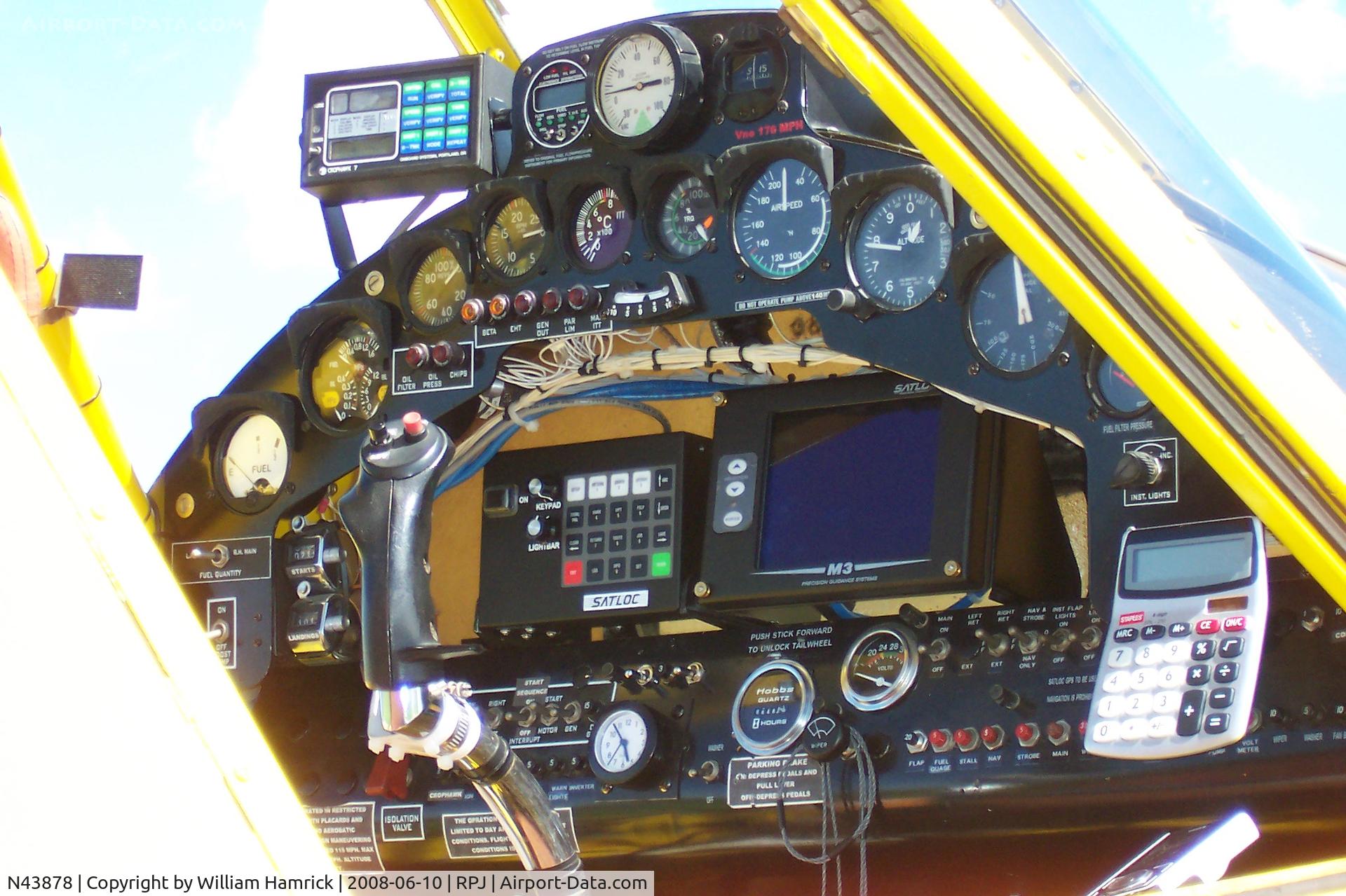 N43878, Air Tractor Inc AT-402 C/N 402-0744, Cockpit of Turbine Air Tractor