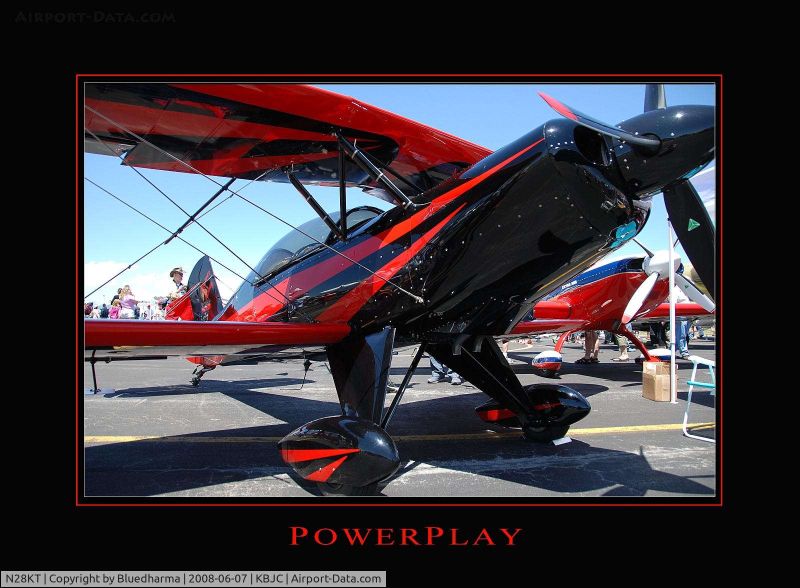 N28KT, 2005 Stolp SA-750 Acroduster Too C/N 0028, Power Play on Display at Rocky Mountain Metro Airport OPEN HOUSE.