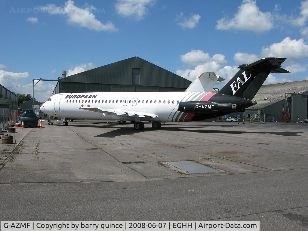 G-AZMF, 1972 BAC 111-530FX One-Eleven C/N BAC.240, Moved from bournemouth aviation when it closed