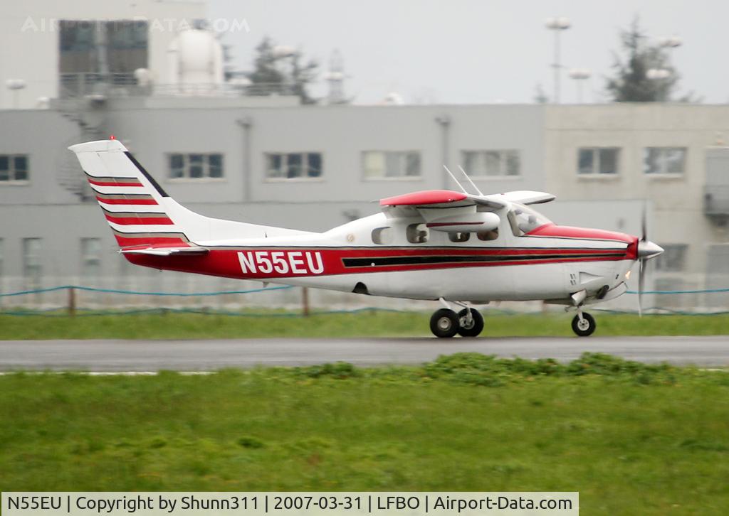 N55EU, 1979 Cessna P210N Pressurised Centurion C/N P21000394, Take off rwy 32R