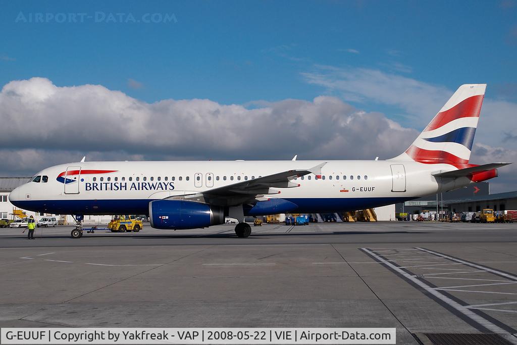 G-EUUF, 2002 Airbus A320-232 C/N 1814, British Airways Airbus 320