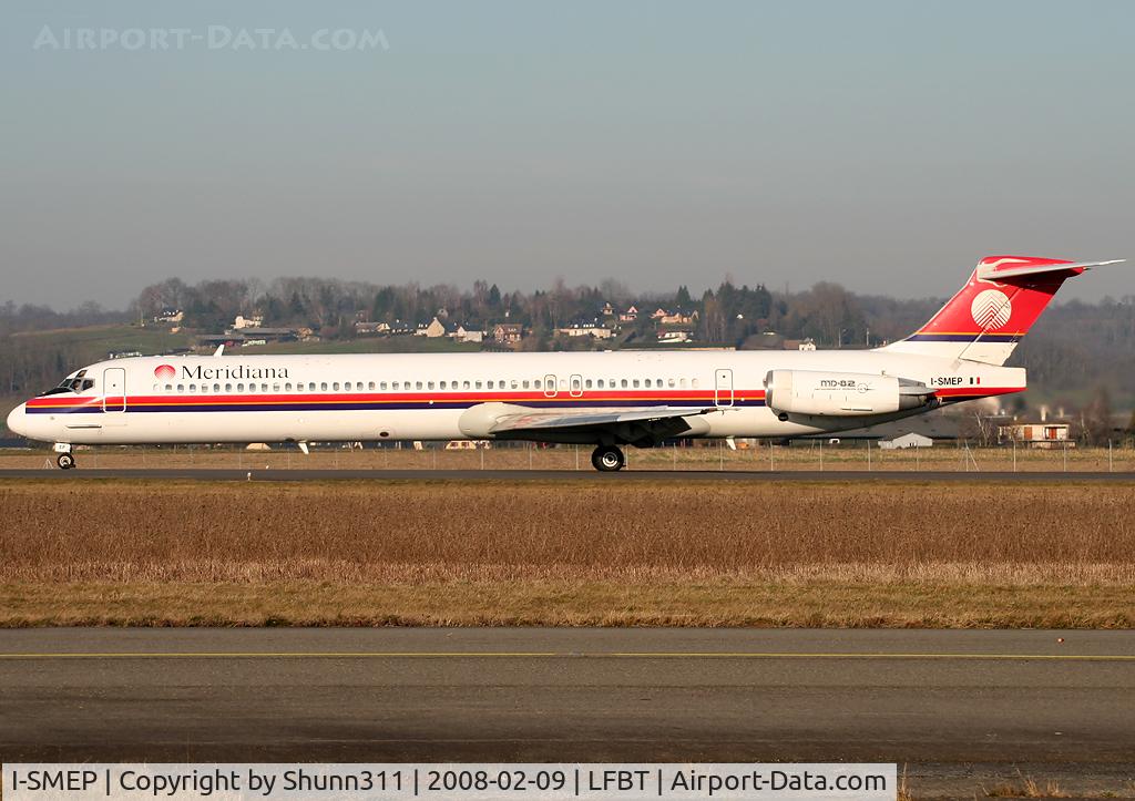I-SMEP, 1989 McDonnell Douglas MD-82 (DC-9-82) C/N 49740, Landing rwy 20