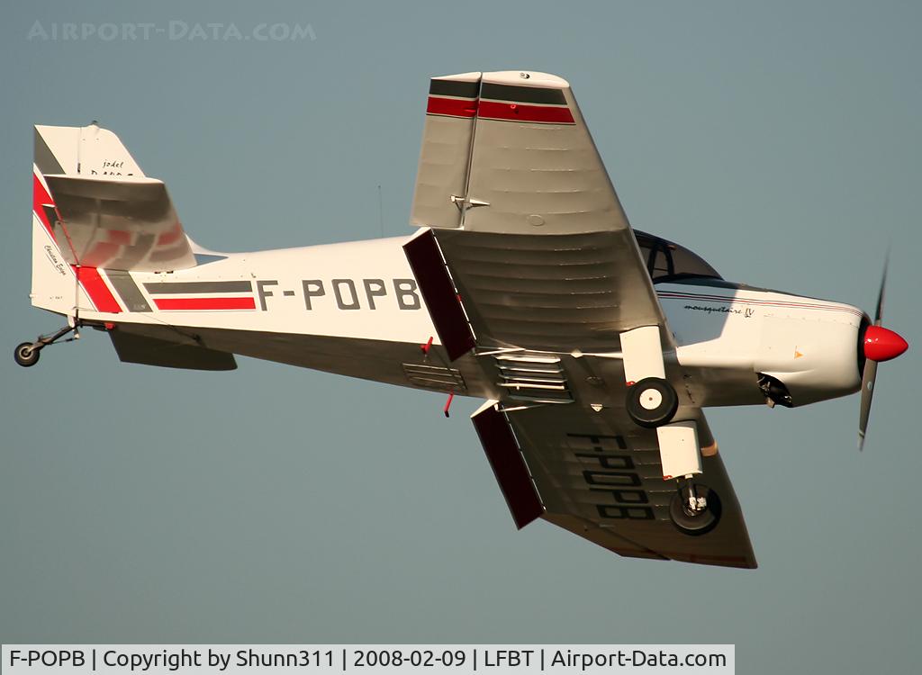 F-POPB, SAN Jodel D-140C Mousquetaire III C/N 461, Landing rwy 02