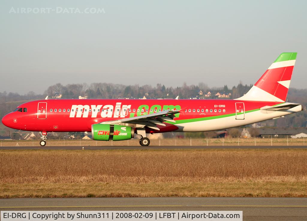 EI-DRG, 1992 Airbus A320-231 C/N 338, Landing rwy 20