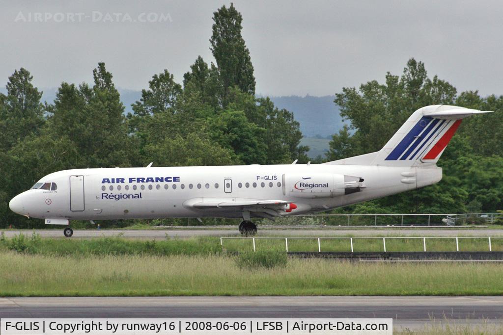 F-GLIS, 1995 Fokker 70 (F-28-0070) C/N 11540, Régional taxi on bravo