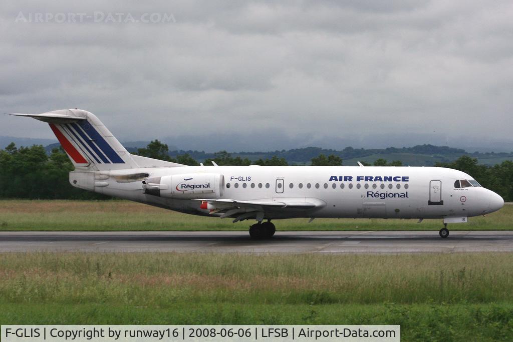 F-GLIS, 1995 Fokker 70 (F-28-0070) C/N 11540, departling to Paris CDG
