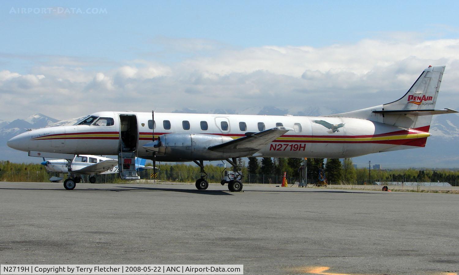 N2719H, 1988 Fairchild SA-227AC Metro III C/N AC-713B, Penair Metro at Anchorage base