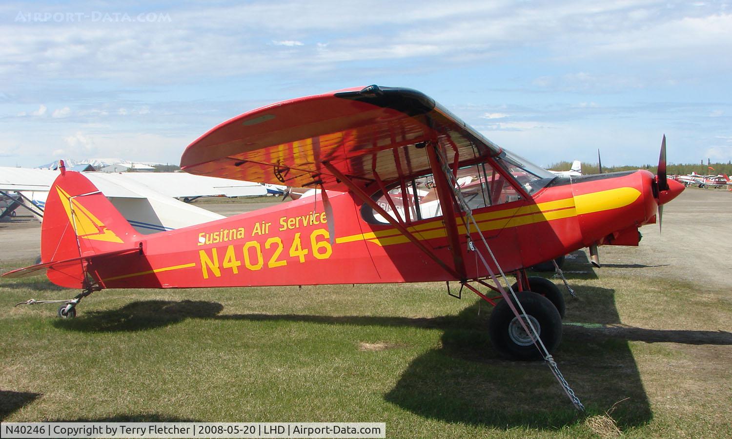 N40246, 1975 Piper PA-18-150 Super Cub C/N 18-7509118, Pa-18-150 of Susitna Air Service at Lake Hood