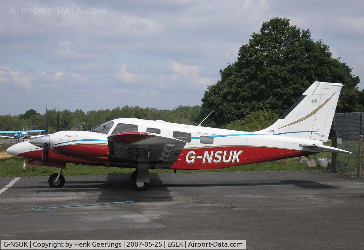 G-NSUK, 2002 Piper PA-34-220T Seneca V C/N 34-49256, Blackbushe Airport