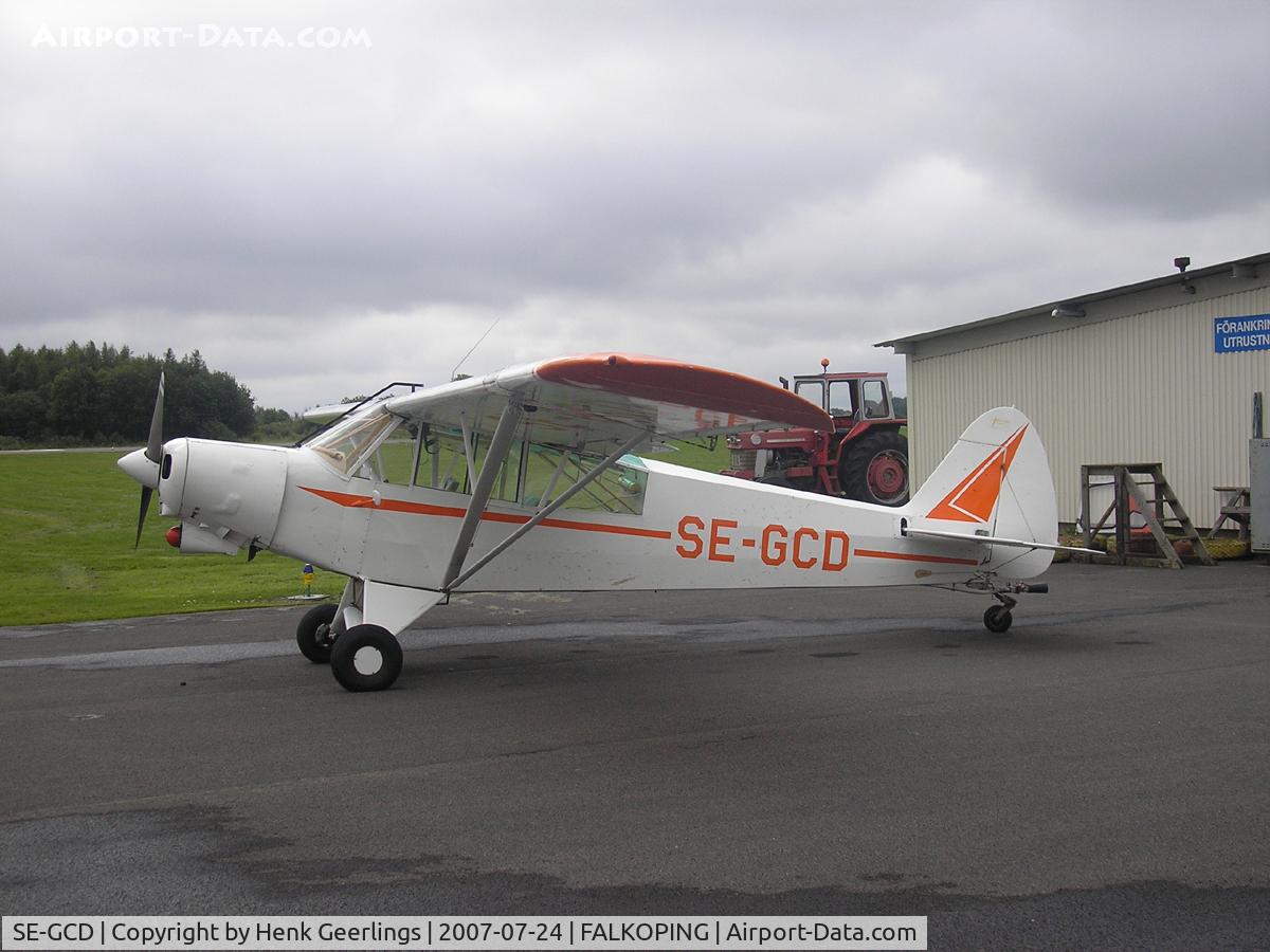 SE-GCD, Piper PA-18-180 Super Cub C/N 18-8545, Falkoping Airport , Sweden