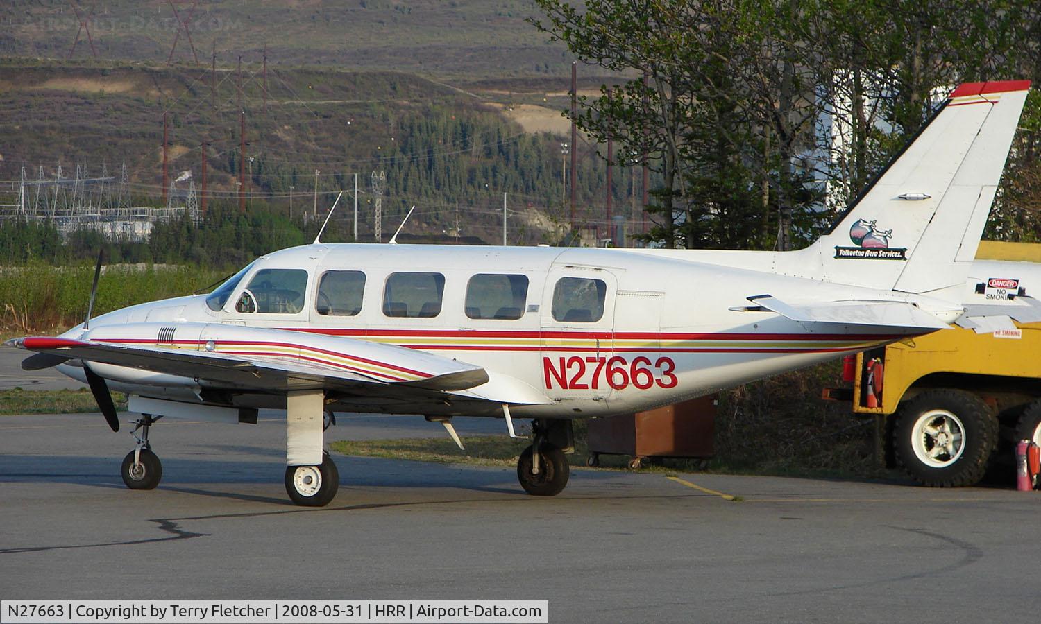 N27663, 1978 Piper PA-31-350 Chieftain C/N 31-7852094, Talneetna Aero Services ' Pa-31-350 at Healy River Airport , AK