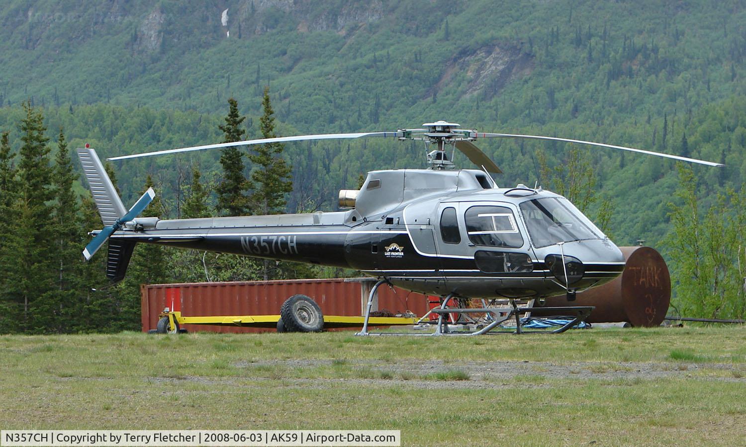 N357CH, 1992 Eurocopter AS-350BA Ecureuil C/N 2658, Eurocopter AS350B at the remote King Ranch in Alaska