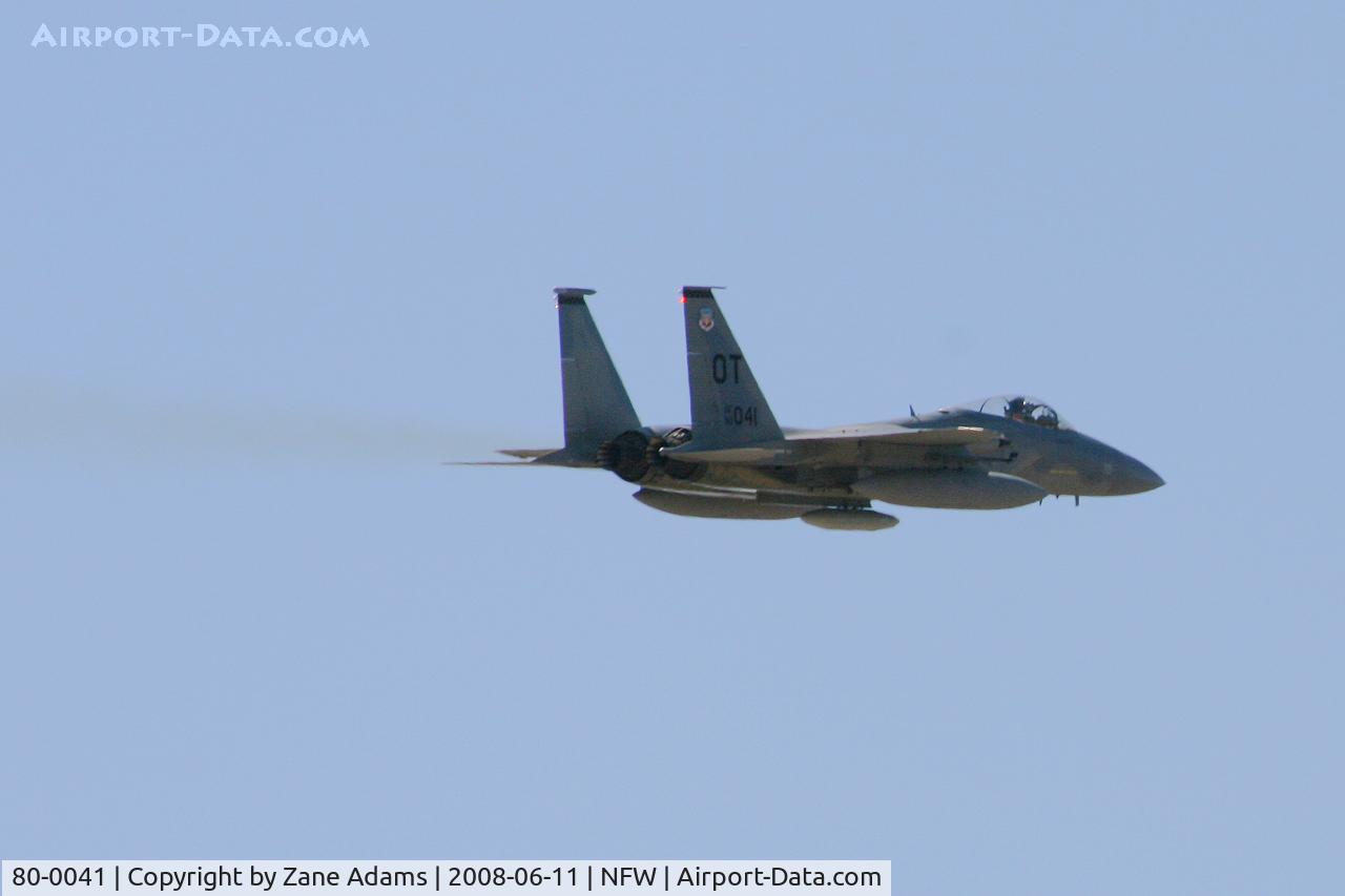 80-0041, 1980 McDonnell Douglas F-15C Eagle C/N 0704/C190, At Carswell Field (NASJRB Fort Worth)