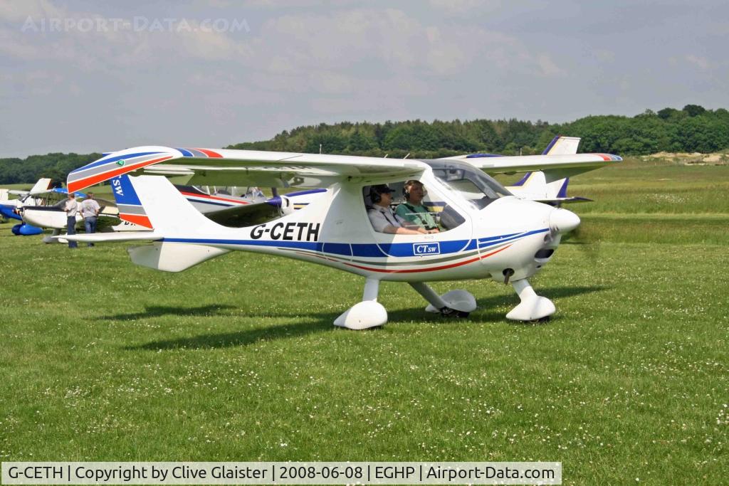 G-CETH, 2007 Flight Design CTSW C/N 8317, HEX: 405285