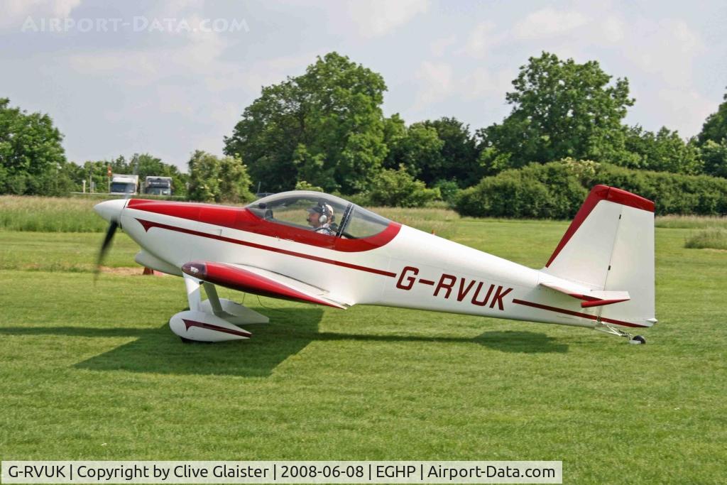 G-RVUK, 2006 Vans RV-7 C/N PFA 323-14441, HEX: 405020