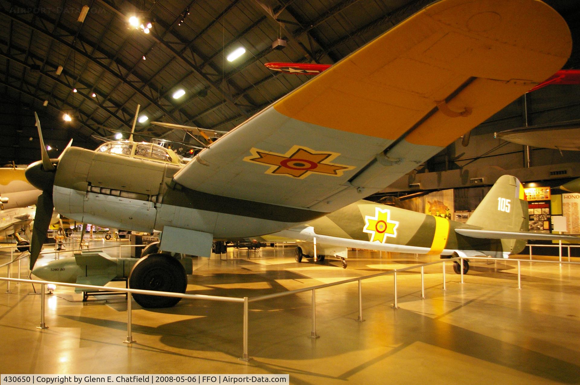 430650, 1943 Junkers Ju-88D-1/Trop C/N HK595, Displayed at the National Museum of the U.S. Air Force