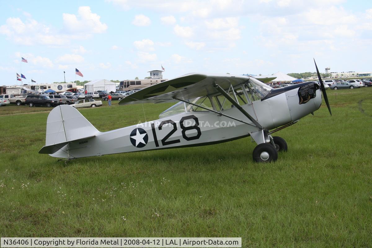 N36406, 1942 Taylorcraft DCO-65 C/N 4147, Taylorcraft L-2 Grasshopper