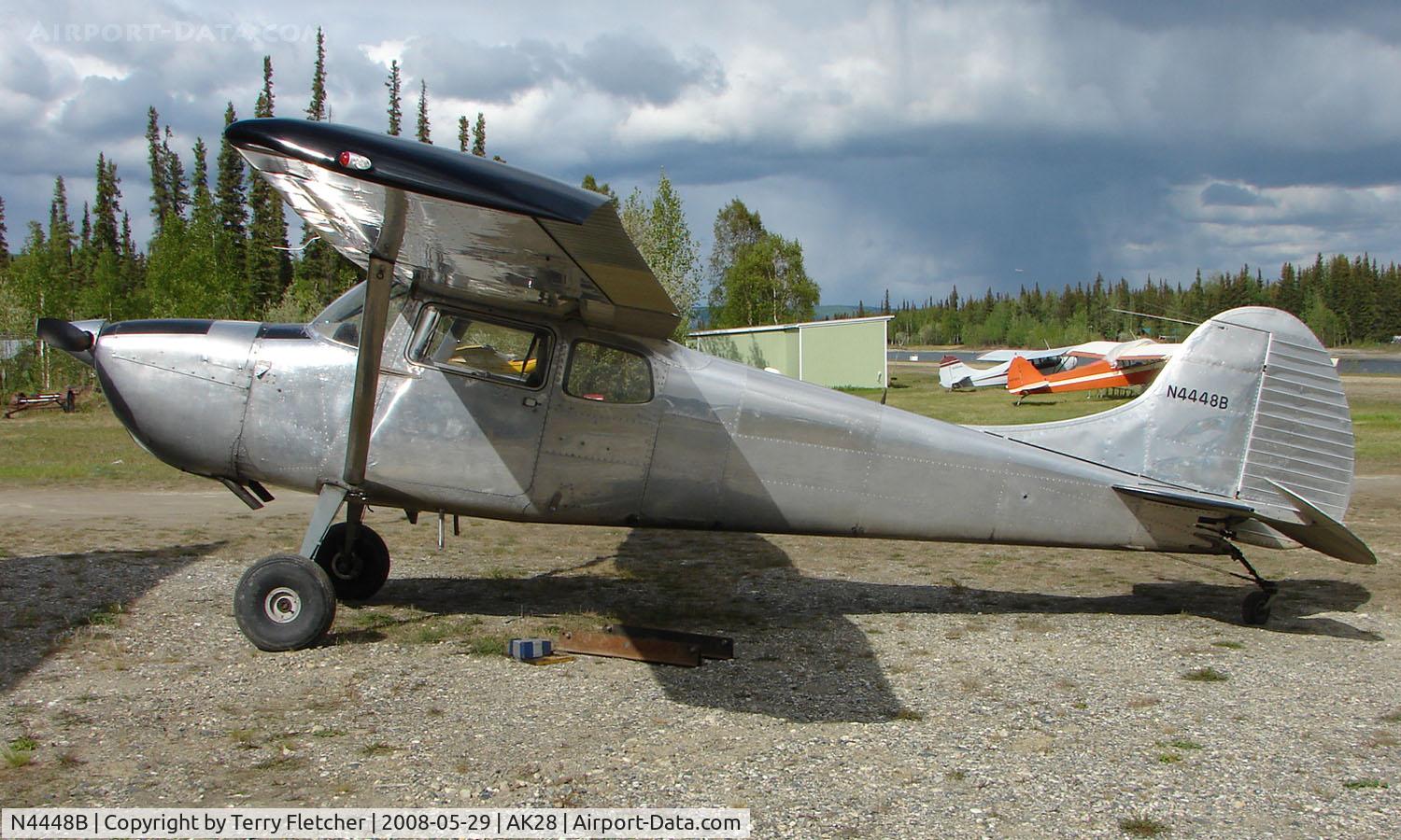 N4448B, 1955 Cessna 170B C/N 26792, Cessna 170B at Chena Marina in Alaska