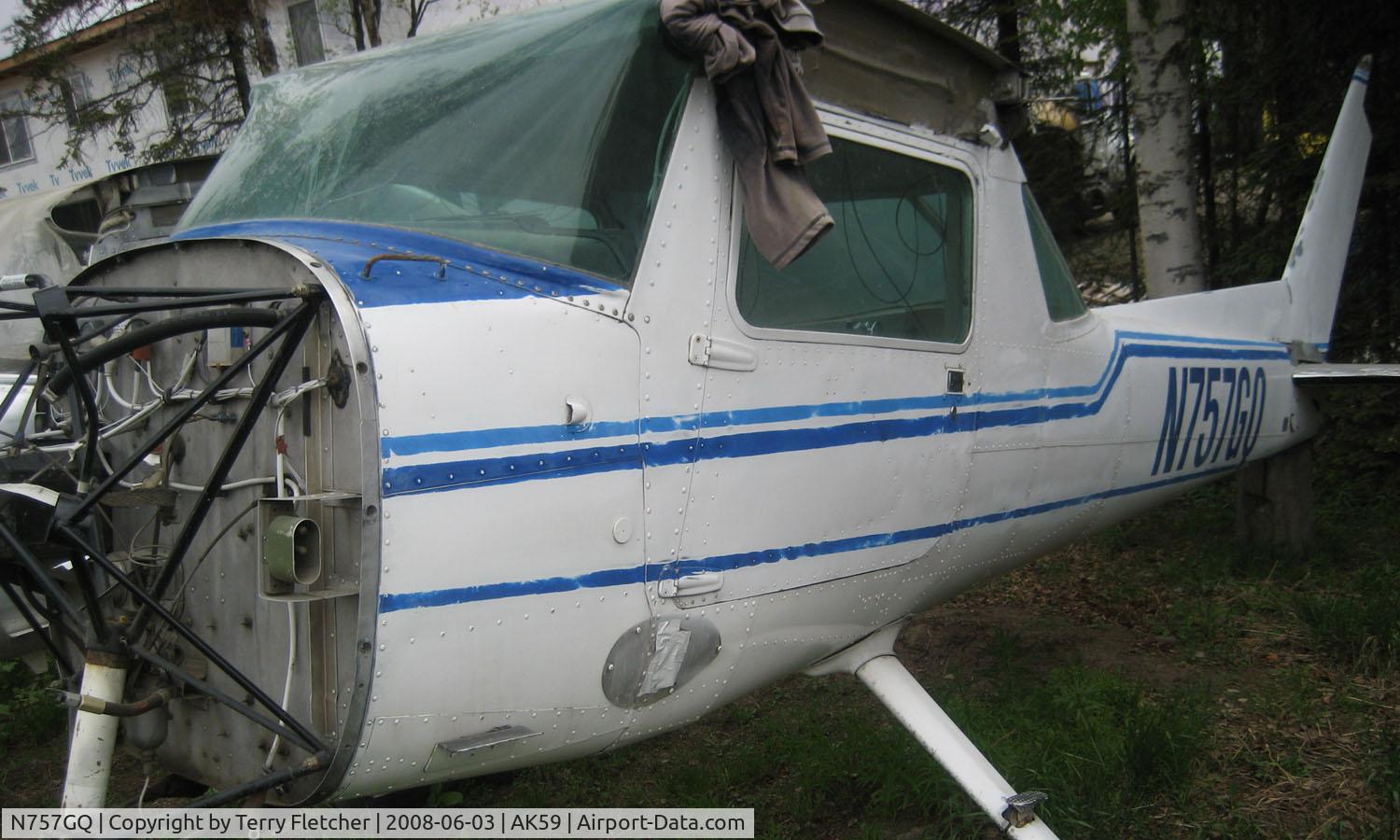 N757GQ, 1977 Cessna 152 C/N 15279732, The worse for wear - this C152