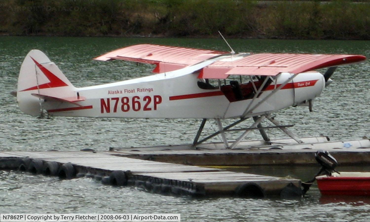 N7862P, 1962 Piper PA-18-150 Super Cub C/N 18-7873, Piper Cub about to load up for a fishing trip from Moose Lake , Alaska