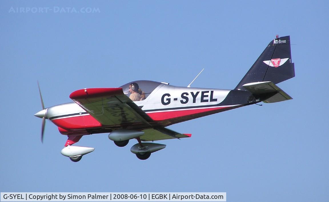 G-SYEL, 2006 Aero AT-3 R100 C/N AT3-019, Based AT-3 landing at Sywell