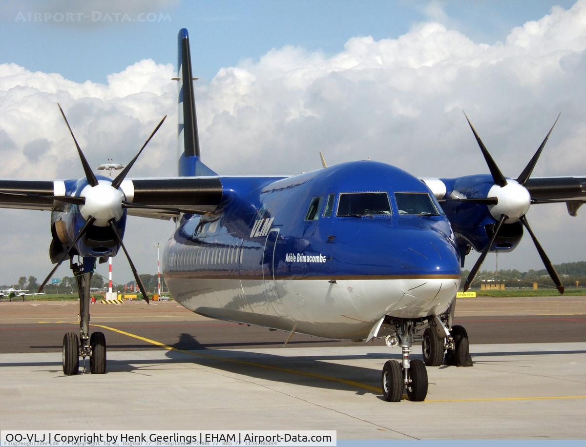 OO-VLJ, 1987 Fokker 50 C/N 20105, Schiphol