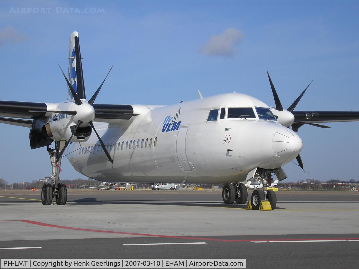 PH-LMT, 1990 Fokker 50 C/N 20192, Schiphol East