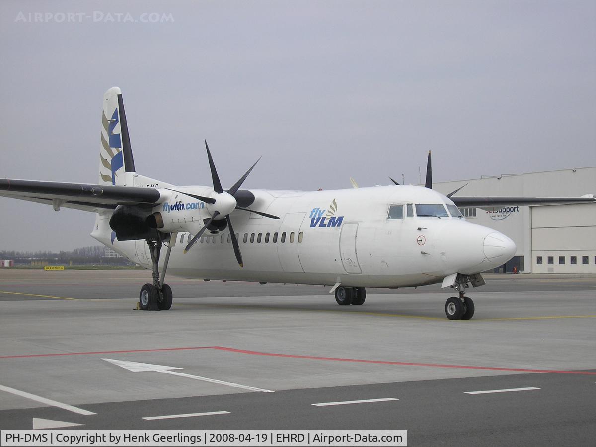 PH-DMS, 1991 Fokker 50 C/N 20209, Rotterdam Airport