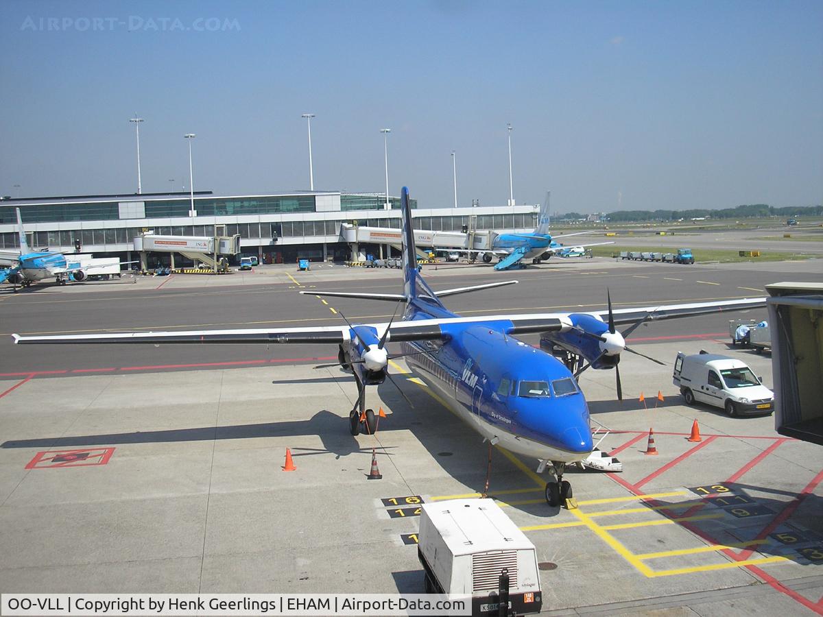 OO-VLL, 1989 Fokker 50 C/N 20144, Schiphol