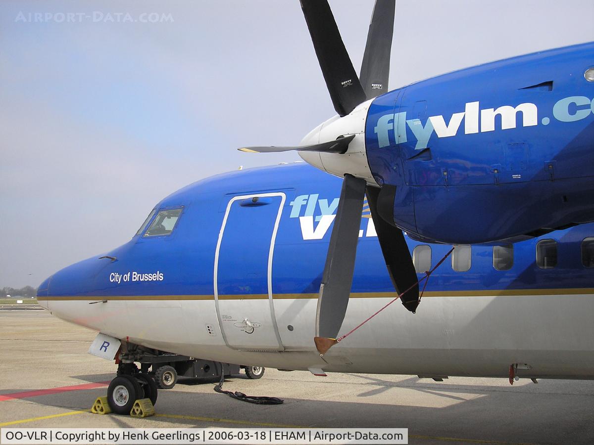 OO-VLR, 1988 Fokker 50 C/N 20121, Schiphol East
