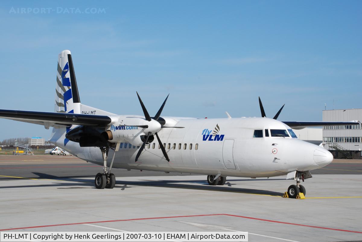 PH-LMT, 1990 Fokker 50 C/N 20192, Schiphol