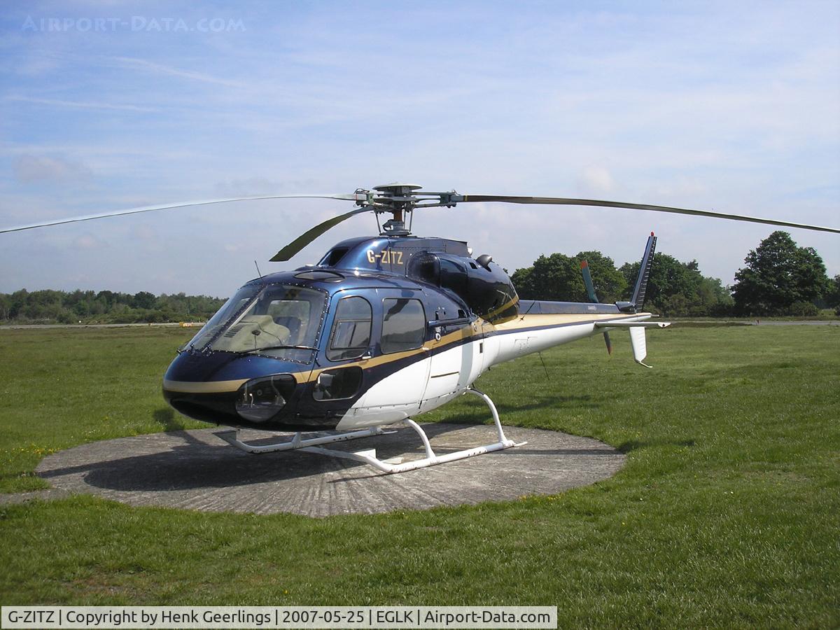 G-ZITZ, 1983 Aerospatiale AS-355F-2 Ecureuil 2 C/N 5135, Blackbushe Airport
