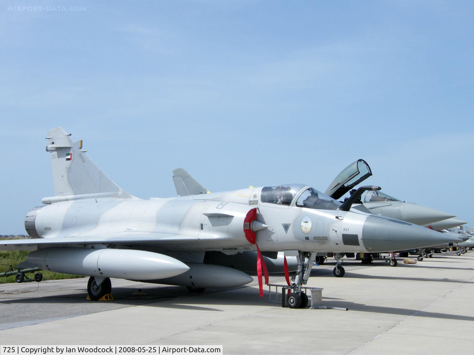725, Dassault Mirage 2000-9EAD C/N 725, Dassault Mirage 2000-EAD/United Arab Emirates/Practica di Mare