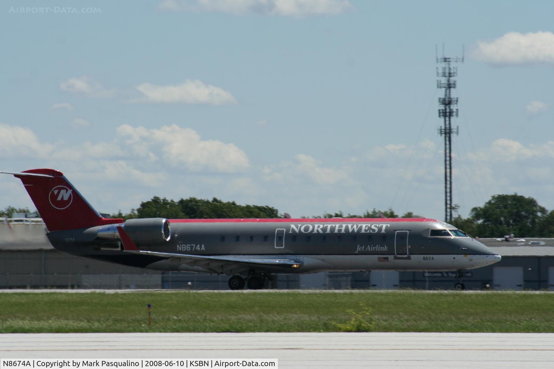 N8674A, 2002 Bombardier CRJ-200ER (CL-600-2B19) C/N 7674, CL-600-2B19