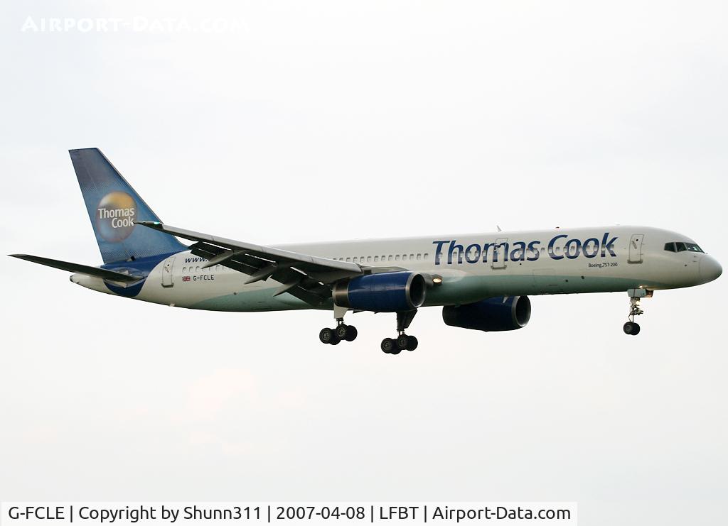G-FCLE, 1998 Boeing 757-28A C/N 28171, Landing rwy 20...